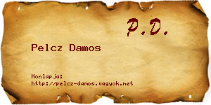 Pelcz Damos névjegykártya